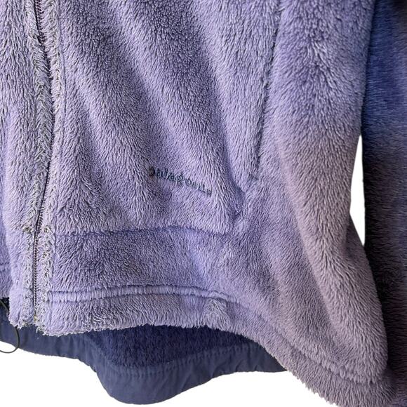 Vintage Patagonia Purple Fuzzy Fleece Full Zip Jacket Sz M - Picture 2 of 5